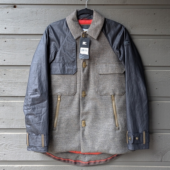 NWT Sorel Aylwin Trench Wool Jacket Size Small - Picture 15 of 15